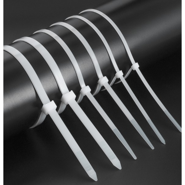 Dây rút nhựa, dây thít nhựa 5x250 / 5x300 / 8x300 / 8x400 / 10x500 trắng - đen