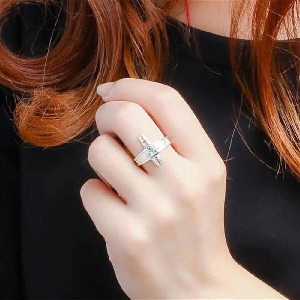 Nhẫn Đeo Tay Có Thể Điều Chỉnh Phong Cách Retro Thời Trang Cho Cặp Đôi