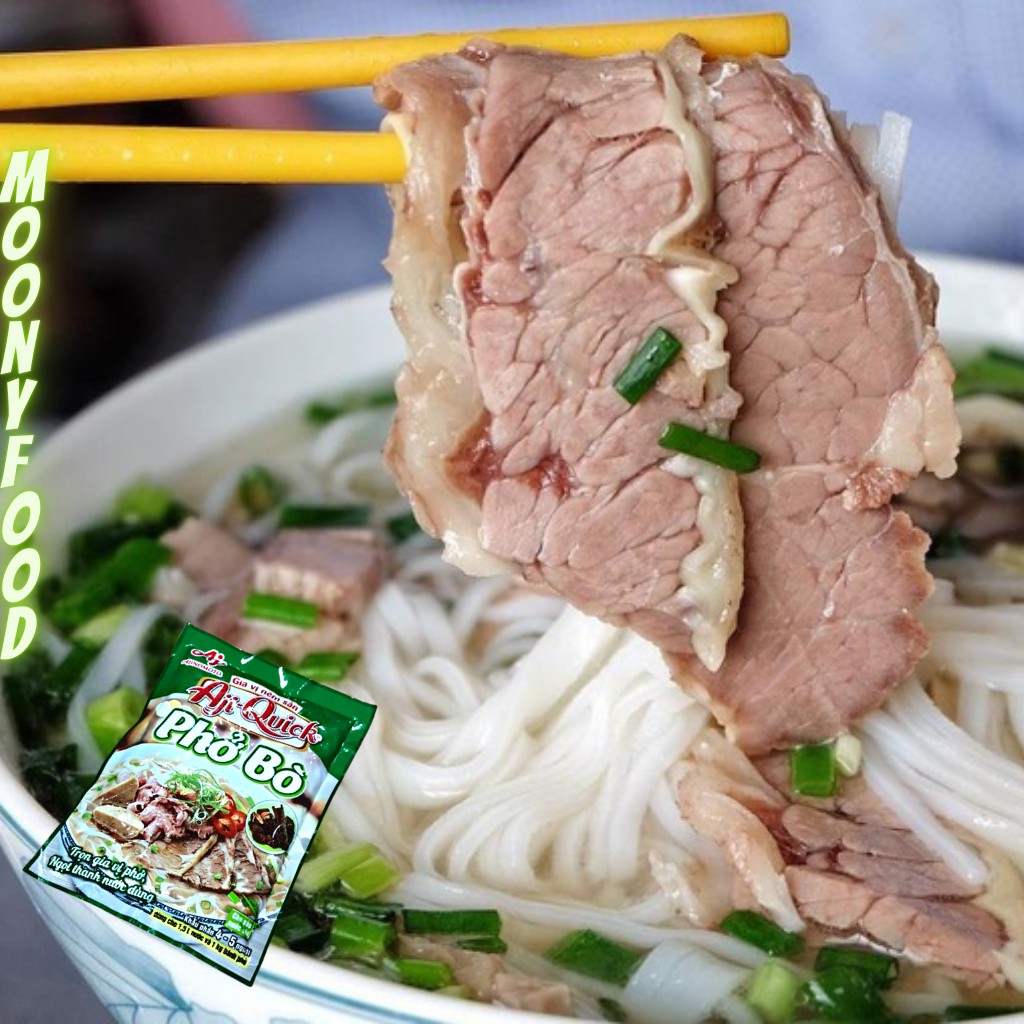 Gói Gia Vị Nấu Phở Aji Quick Gia Vị Nêm Bò Gói 57G