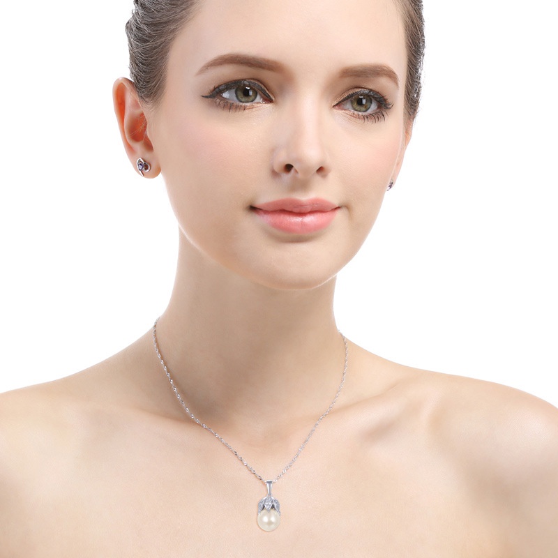 Bộ Trang Sức Nụ Hoa Ngọc Trai Ngọt Ngào Cổ Điển Cho Phái Nữ BNT622 Bảo Ngọc Jewelry