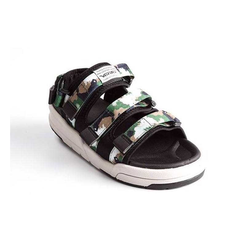 Giày Sandal Vento 3 Quai SD1001 Xanh Lá Camo