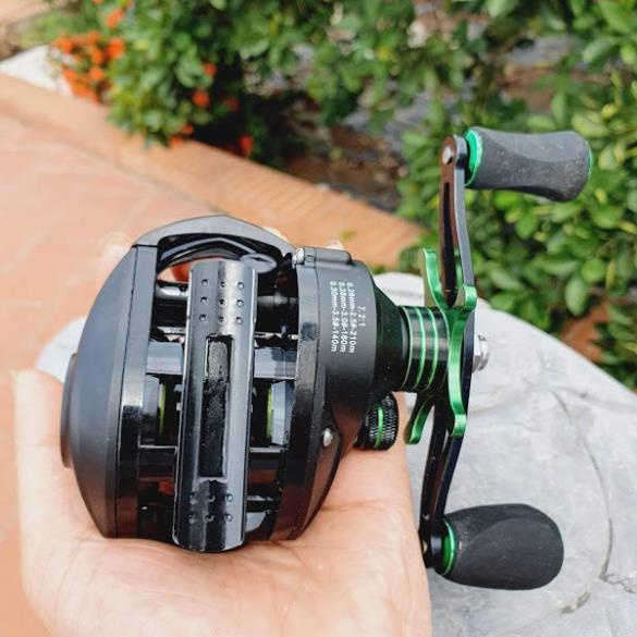 Máy Ngang Câu Lure Proberos Xanh Đen Chuyên Đồ Câu Lure Máy Ngang _ Lure Lóc