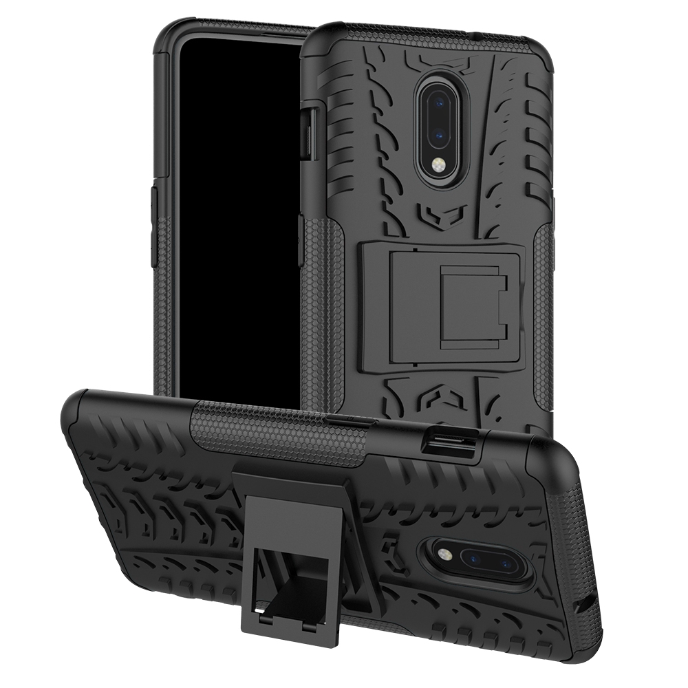 Armor Bracket Back Cover Oneplus 6 6T 7 Pro Hard PC Case