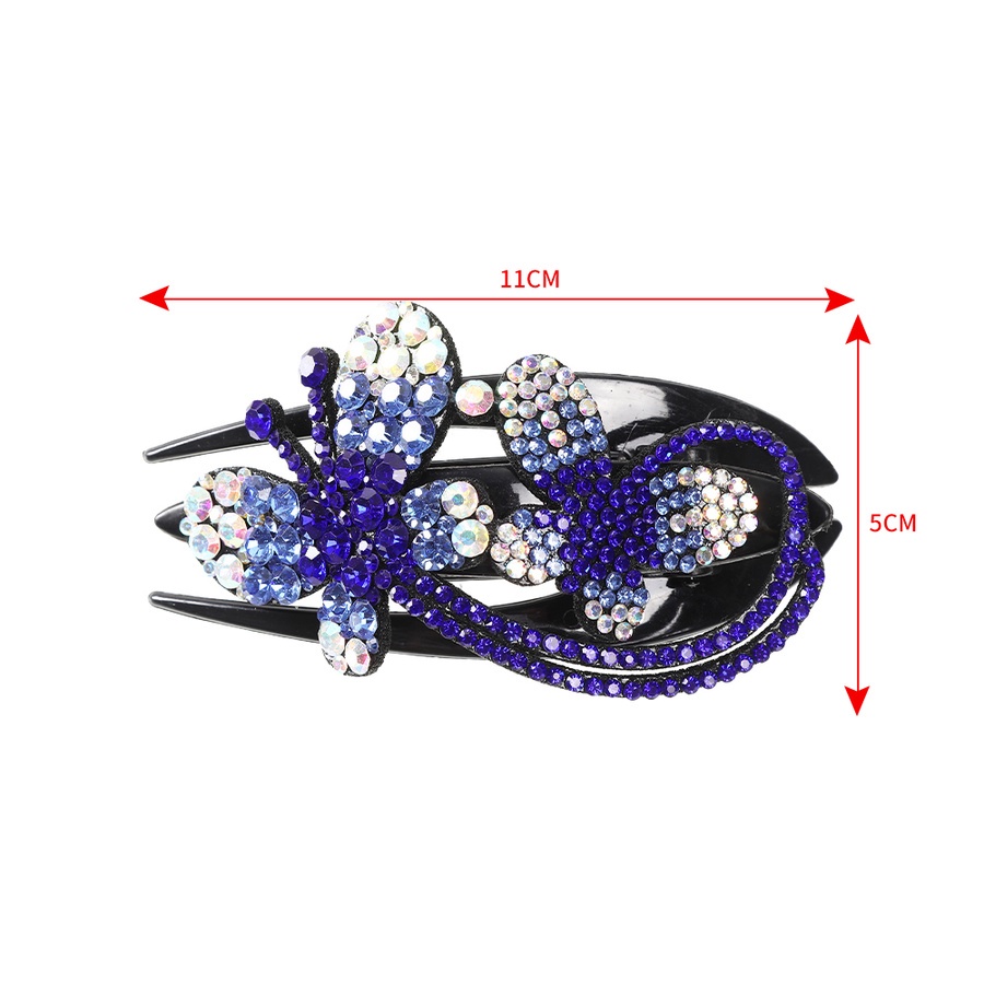 Kẹp Tóc Hình Bướm / Vịt Đính Đá Pha Lê Phong Cách Hàn Quốc