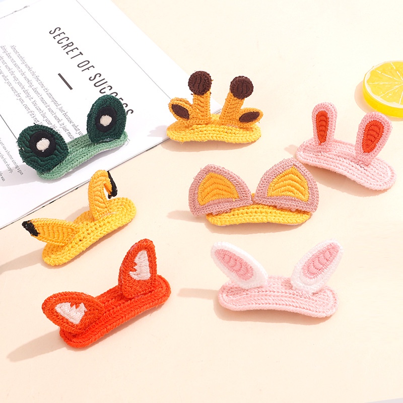 Kẹp Tóc BB Hình Tai Thỏ Hoạt Hình Phong Cách Hàn Quốc Cho Nữ