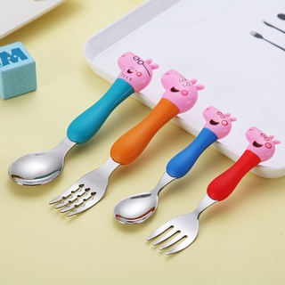 Bộ muỗng nĩa peppa pig