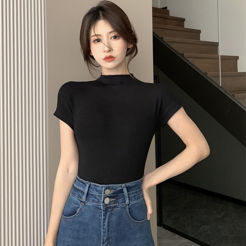 Áo Thun Nữ Ngắn Tay Dễ Phối Đồ