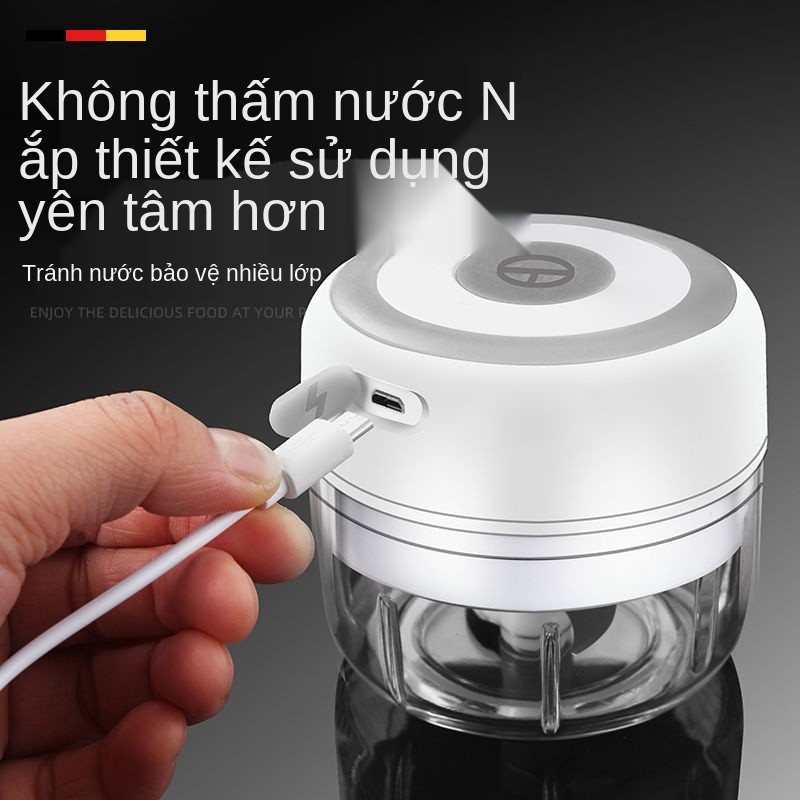 Máy nghiền tỏi điện của Đức, tạo tác nhỏ, gia đình, mini,