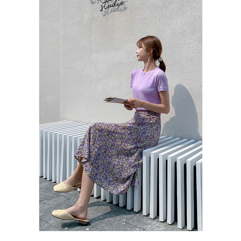 Chân Váy Nữ ❣️𝑭𝒓𝒆𝒆𝒔𝒉𝒊𝒑❣️ CHÂN VÁY HOA NHÍ TIGOON DỊU DÀNG - Hàng thiết kế phom chuẩn đẹp