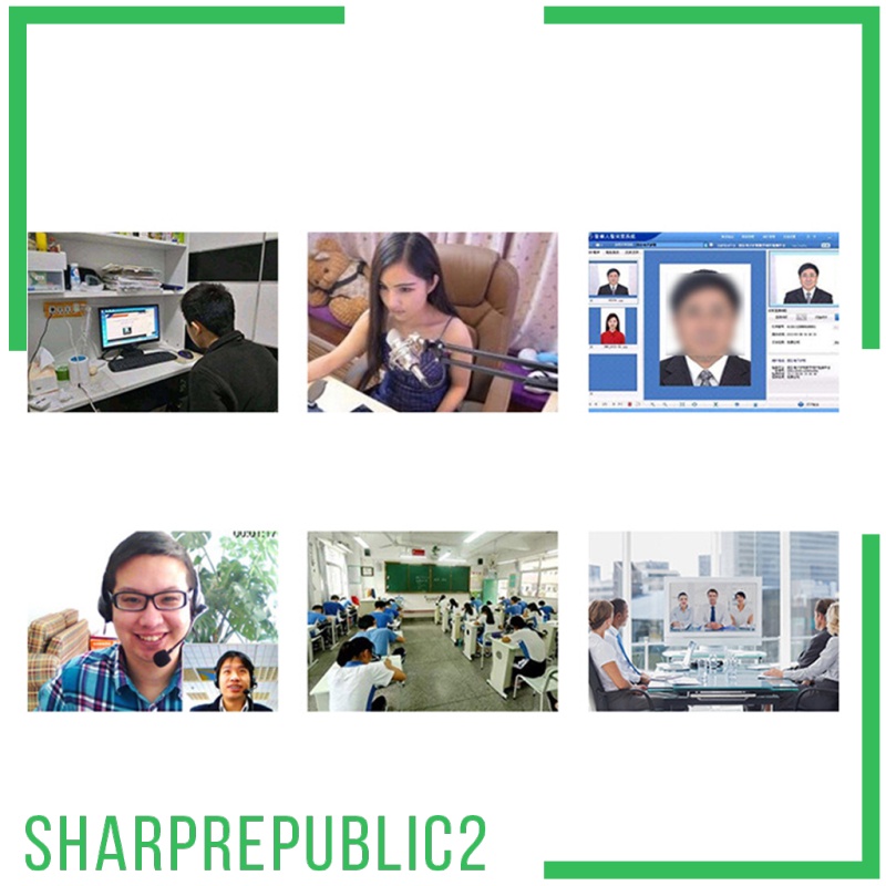 Camera Kỹ Thuật Số Sharprepublic2 1080p Tích Hợp Mic Cho Máy Tính | BigBuy360 - bigbuy360.vn