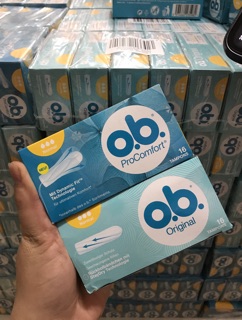 BĂNG VỆ SINH TAMPON O.B DẠNG NÚT