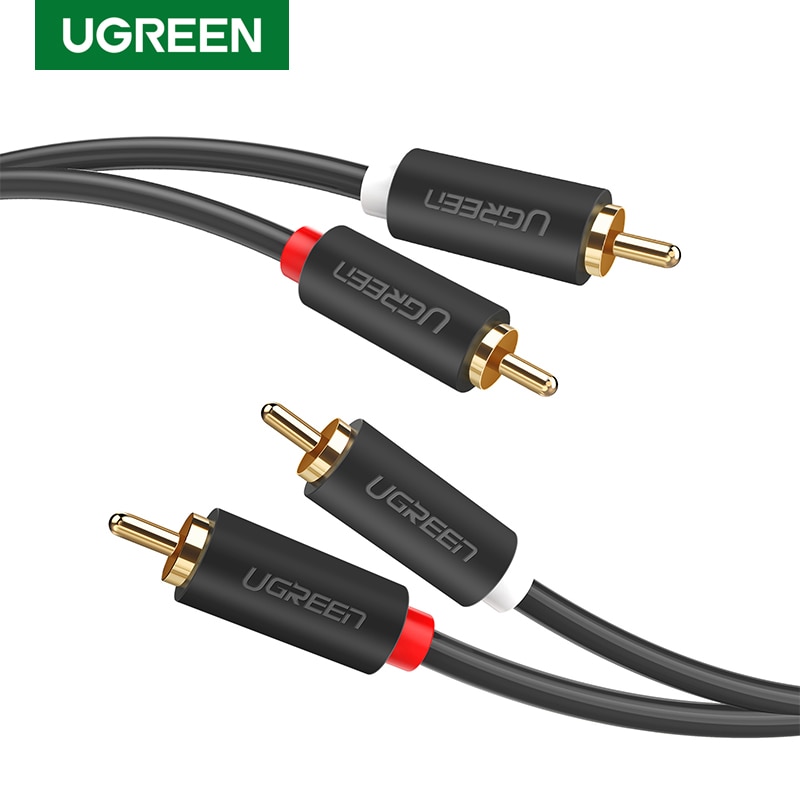 UGREEN Dây Cáp Âm Thanh Nổi 2RCA Sang 2 Dây Cáp Âm Thanh Nổi Cho Nhà Ở