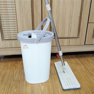 BỘ CÂY LAU NHÀ THÙNG HÌNH ELIP, LAU CỰC SẠCH, 2 BÔNG LAU KÈM THEM BỘ