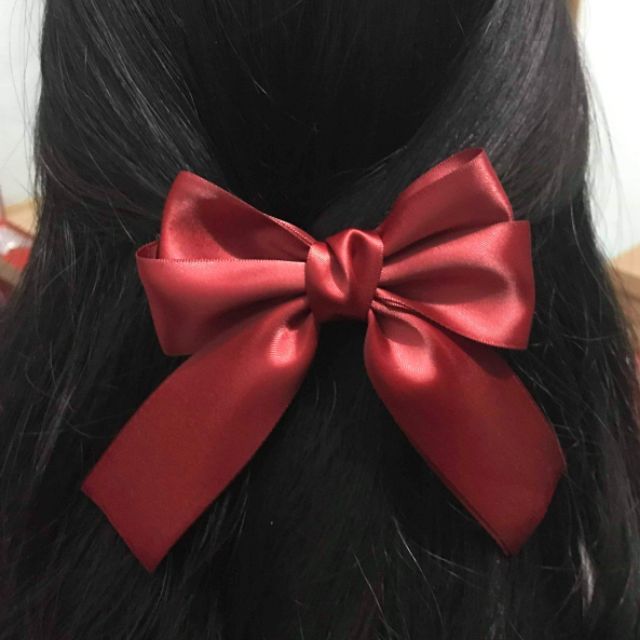 Kẹp tóc nơ ribbon