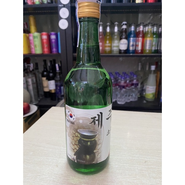 Thùng x 20 Chai Soju Hàn Quốc Jeju 360ml
