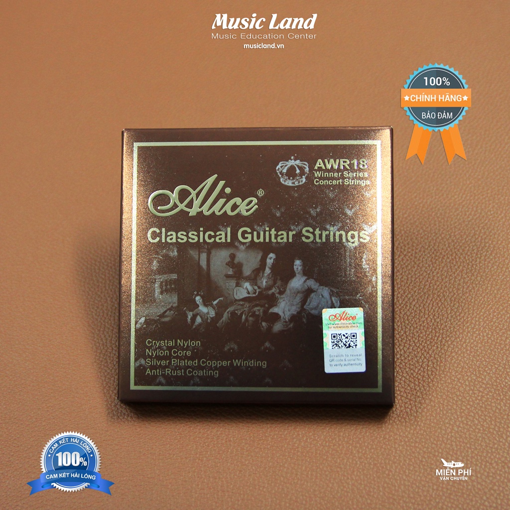 Dây Đàn Guitar Classic Alice AWR18 – Chính Hãng