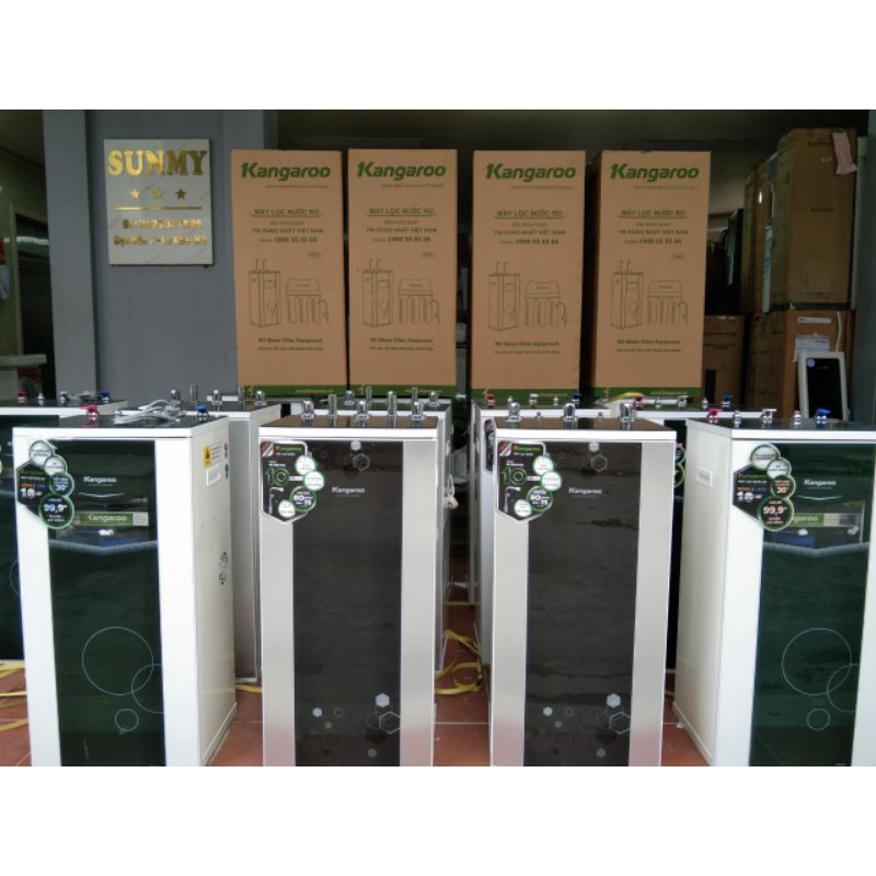 Máy lọc nước RO Kangaroo KG10A3 nóng lạnh 10 lõi - Điện máy Sunmy Hàng thanh lý