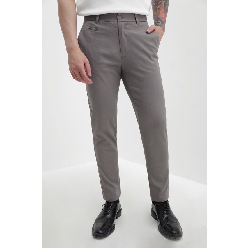 Quần Khaki Americus Nam Cao Cấp Phom Slimfit Màu Trơn