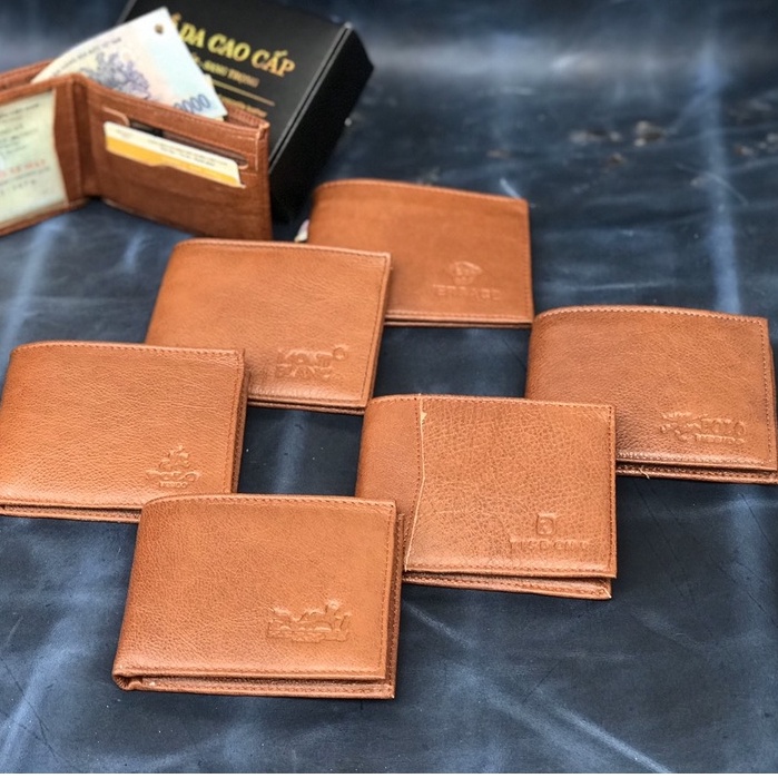 Ví da bò thật bảo hành 1 năm siêu rẻ tại xưởng 50k