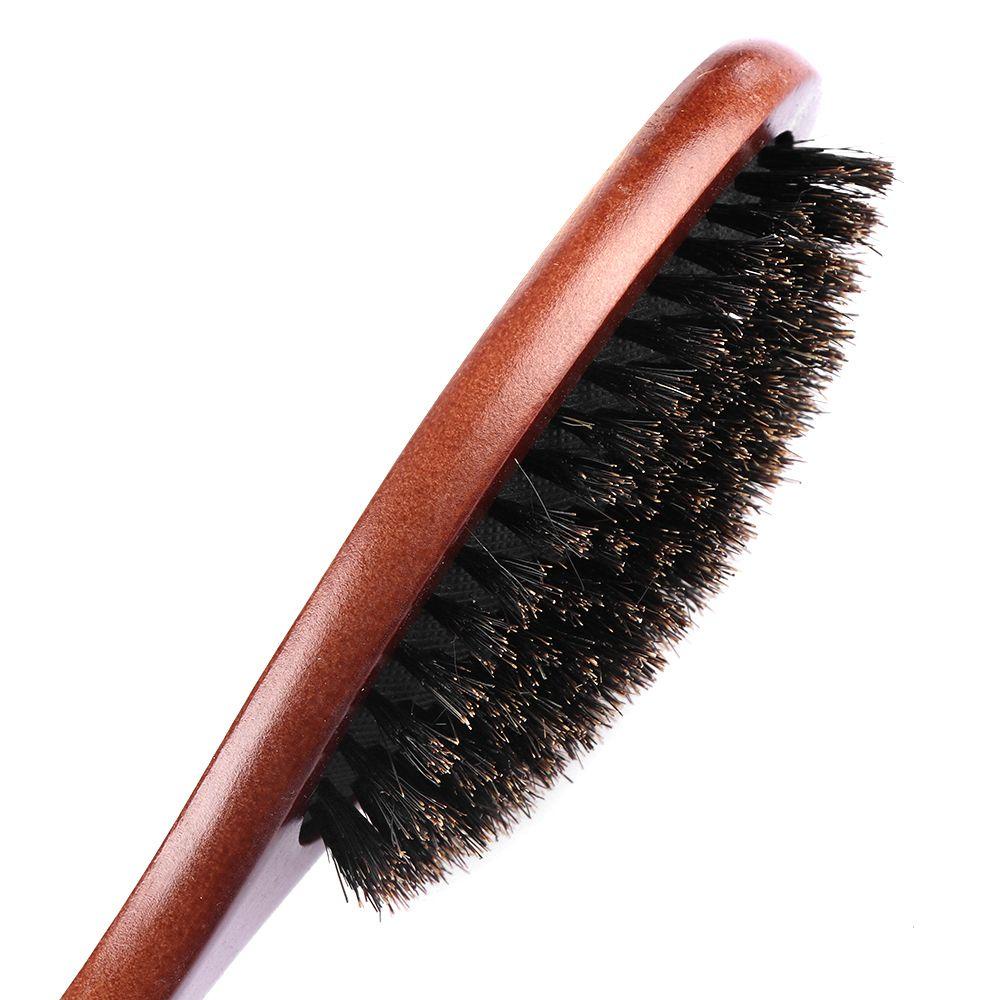 Lược Chải Tóc Mát Xa Da Đầu Tự Nhiên Tay Cầm Bằng Gỗ