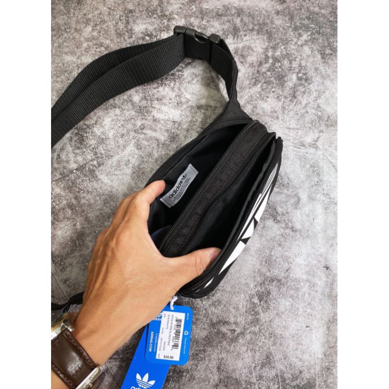Túi bao tử adidas big logo/ESSETIAL CROSSBODY BIG TREFOIL BAG | BigBuy360 - bigbuy360.vn