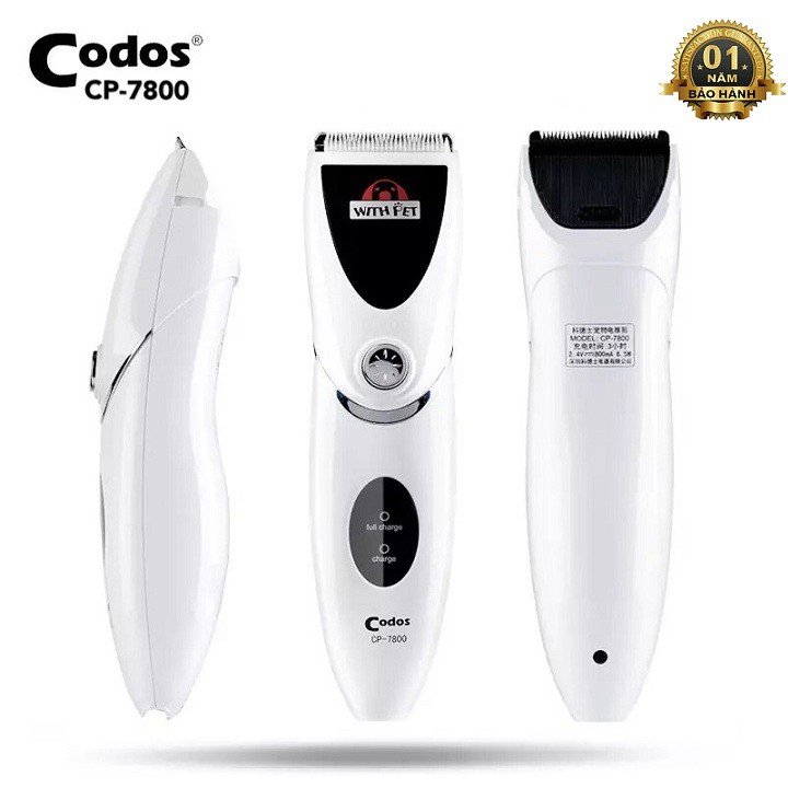 Tông Đơ Cắt Lông Thú Cưng|Công Suất 7W|Bảo Hành 1 Năm - Codos Store