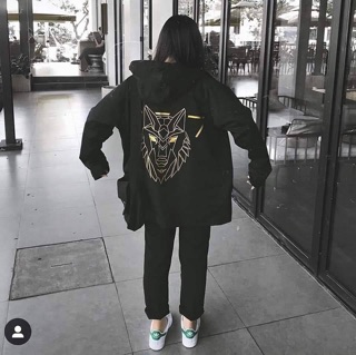 ÁO KHOÁC DÙ HÌNH CHÓ SÓI HÓT 💍💍💍