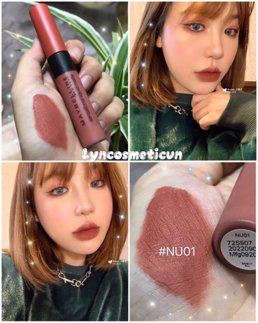 Son Kem Lì Nhẹ Môi Phiên Bản Tông Đất Maybelline New York Sensational Liquid Matte The Nudes Lipstick 7ml