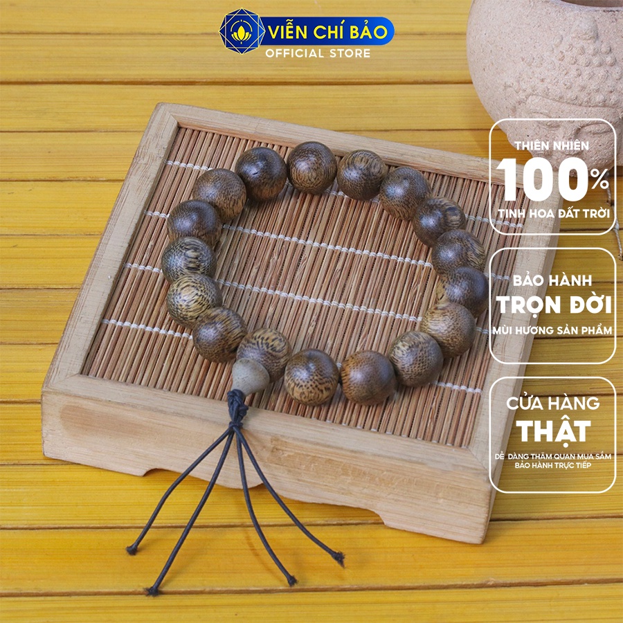 Vòng tay Trầm Hương nam nữ Trầm ổ Khánh Hòa Hồ Lô thời trang phụ kiện trang sức Viễn Chí Bảo H00020