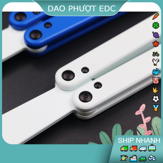 Đồ Chơi Balisong Nhựa Squiddy - Hàng Siêu Cứng Dẻo