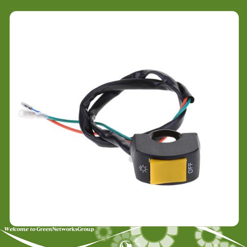 Công tắc chuyển đổi on off màu vàng dành cho xe máy (F1)