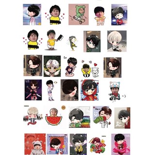combo 50 Sticker hình Jack Phương Tuấn