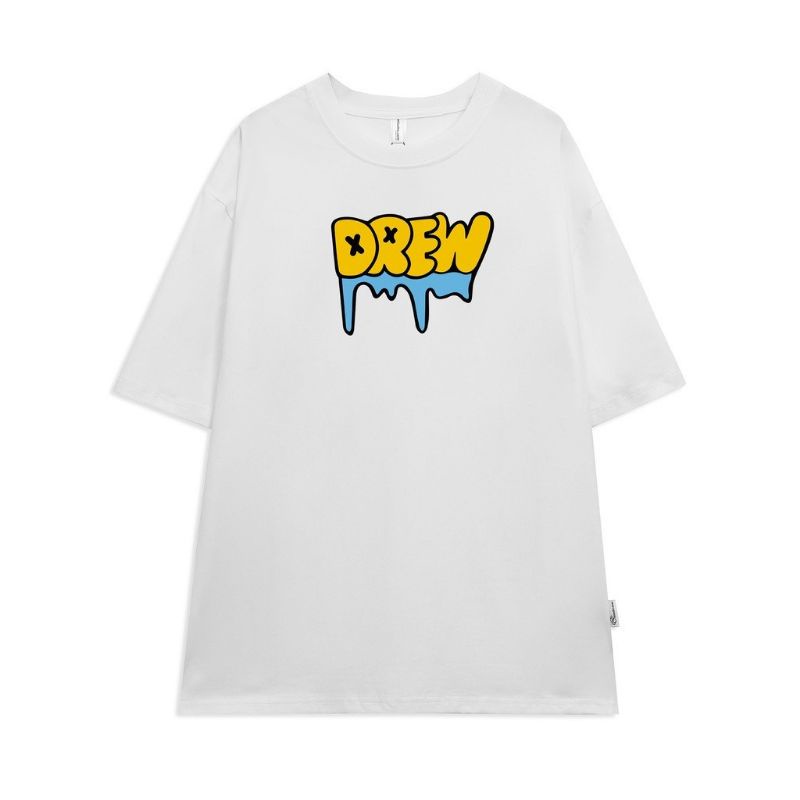Áo thun❤ Có size tay lỡ unisex Drew chảy nước