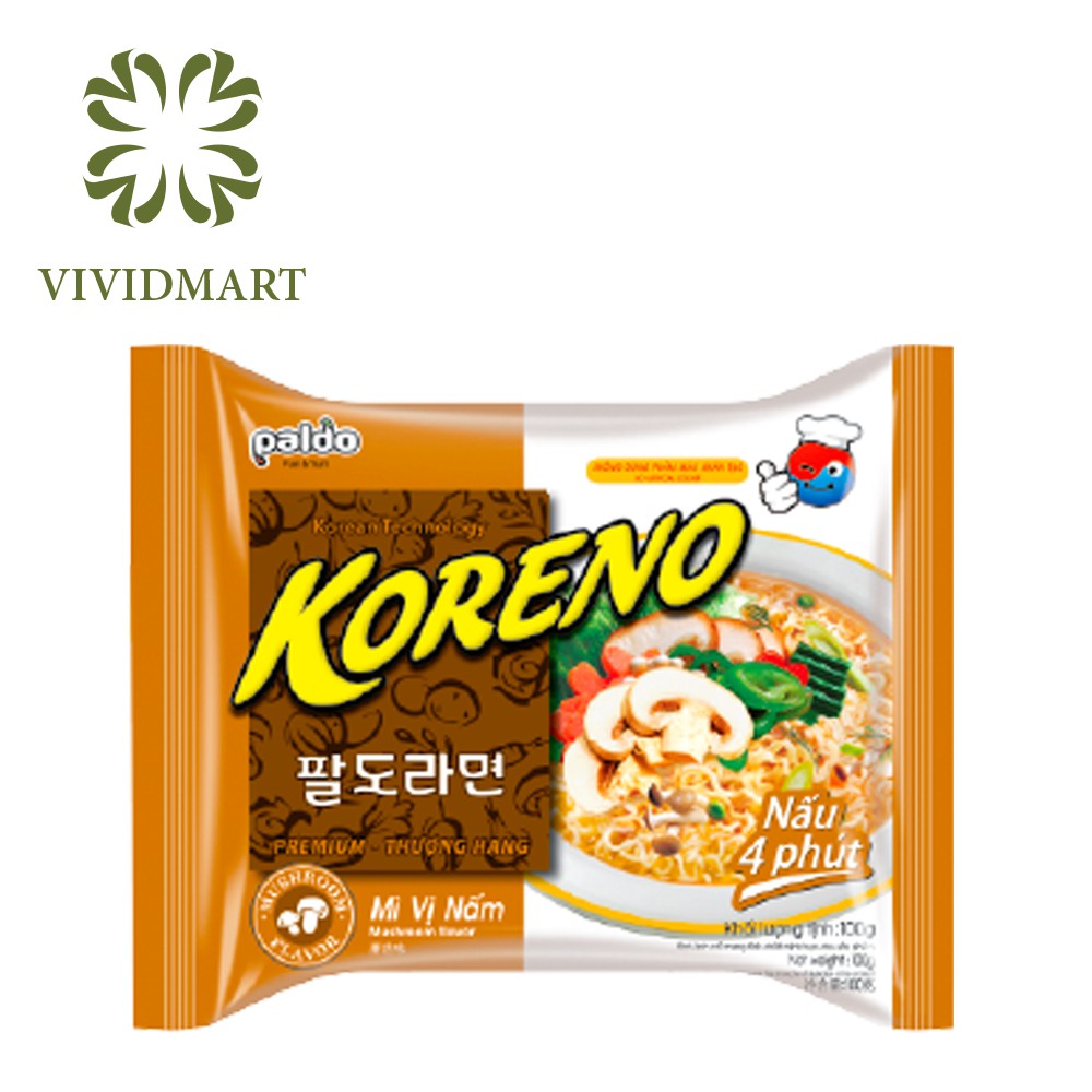 [Toàn quốc] [Gói lẻ] MÌ KORENO JUMBO HÀN QUỐC VỊ BÒ CAY / GÀ / TÔM / KIM CHI / NẤM -GÓI 100g - KORENO | BigBuy360 - bigbuy360.vn