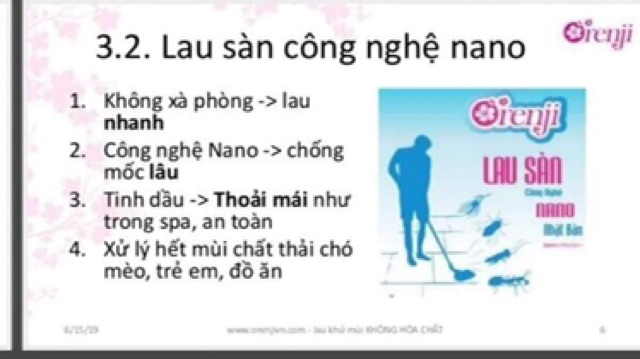 Sản phẩm lâu chùi, khử mùi an toàn cho gia đình