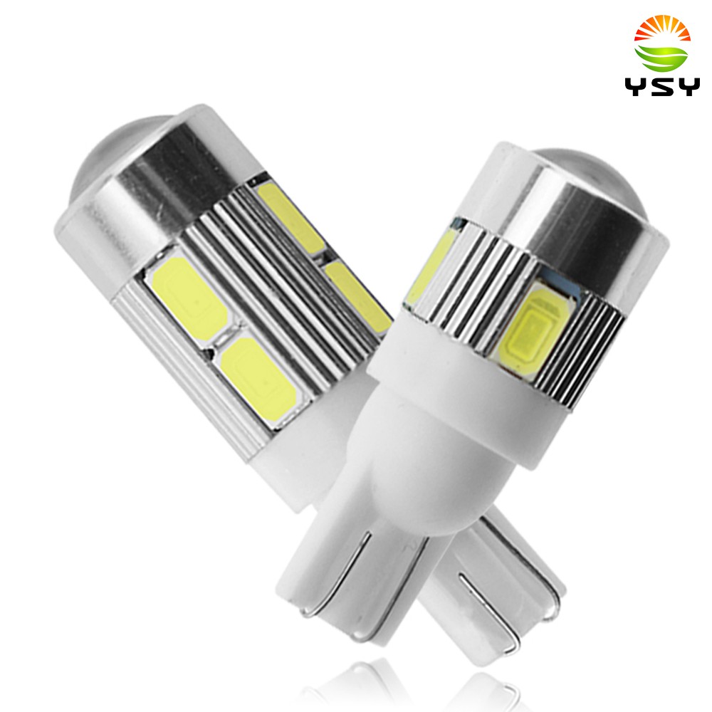 1 Đèn Led T10 5630 5730 6smd 12v W5W Cho Xe Hơi 10 Smd 5w5 194 168