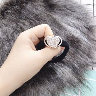Dây buộc tóc mặt đá lấp lánh to đẹp