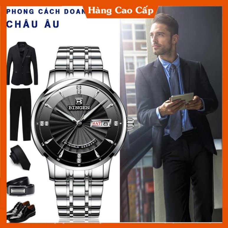 Đồng hồ Nam BINGEN Kính Tráng SAPPHIRE – Dây Thép Đúc Đặt & Khóa Bướm - Thương Hiệu Cao Cấp Của ĐỨC | BigBuy360 - bigbuy360.vn