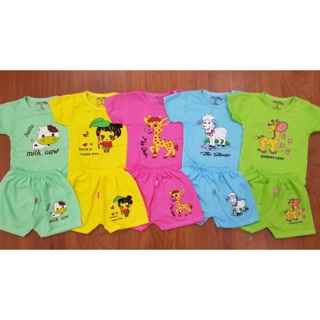 Set 5 bộ cộc tay in hình size đại (16-22 kg)