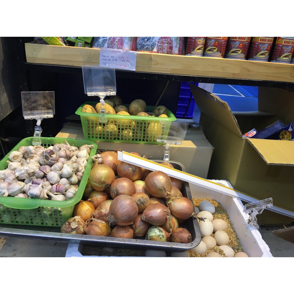 Kẹp mica 2 đầu V06 - 11cm, 16cm và 21cm, kẹp wobbler khớp xoay linh hoạt 360 độ