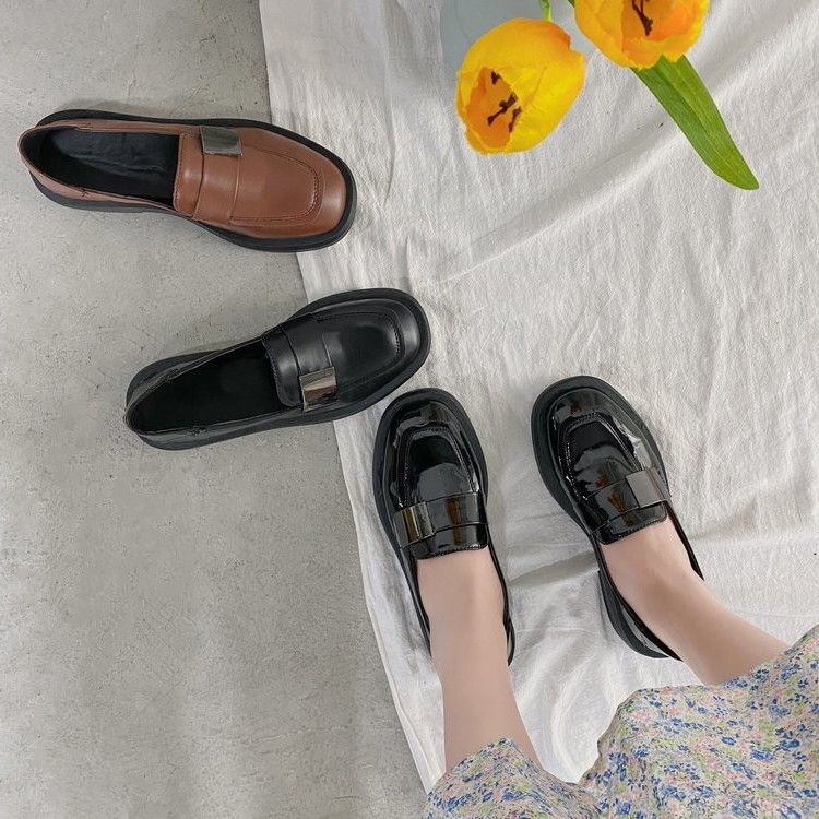 Giày Búp Bê Nữ Mũi Vuông Thời Trang Hàn Quốc Xinh Xắn | BigBuy360 - bigbuy360.vn