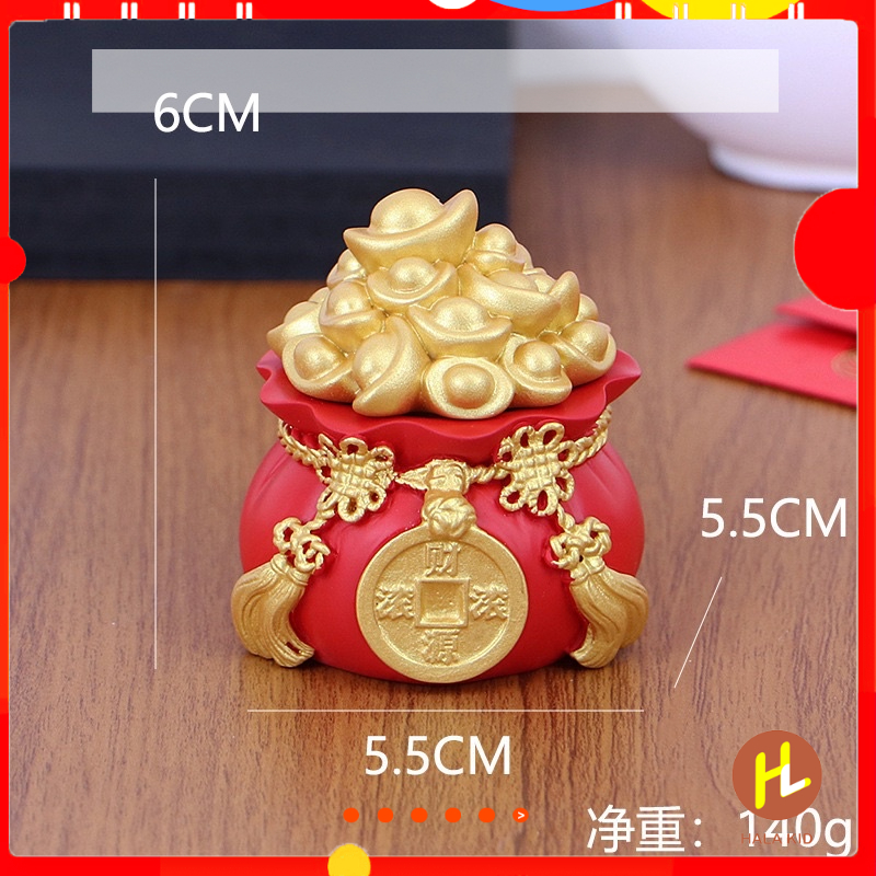 Hũ đựng muối gạo nước tài lộc may Mắn Trang Trí Ban Thờ, Bàn Làm Việc