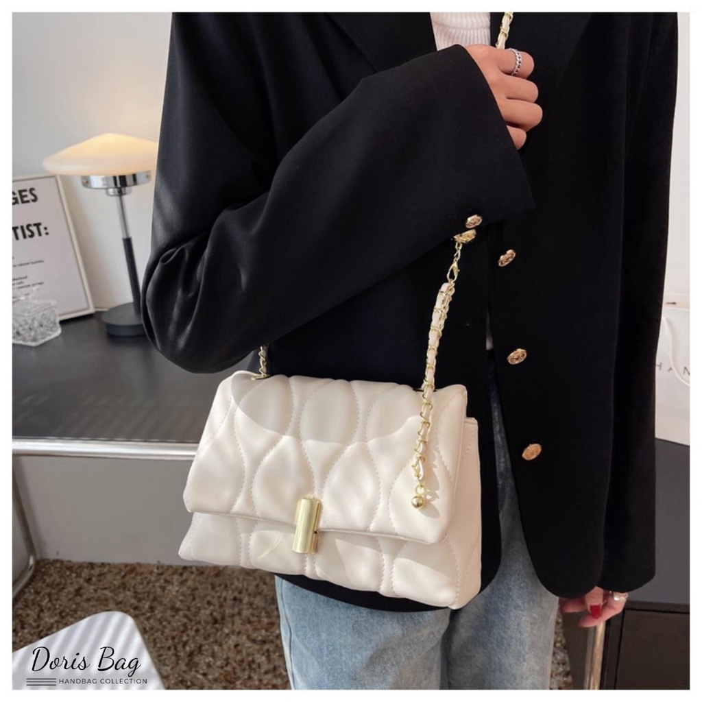 Túi xách đeo chéo nữ, túi kẹp nách đeo vai công sở thời trang