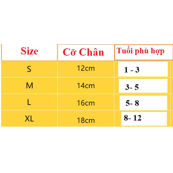 Set 5 đôi tất loại dày cho bé trai, bé gái từ 1- 12 tuổi