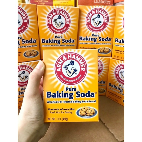 Bột đa dụng Pure Baking Soda Arm &amp; Hammer 454g của Mỹ