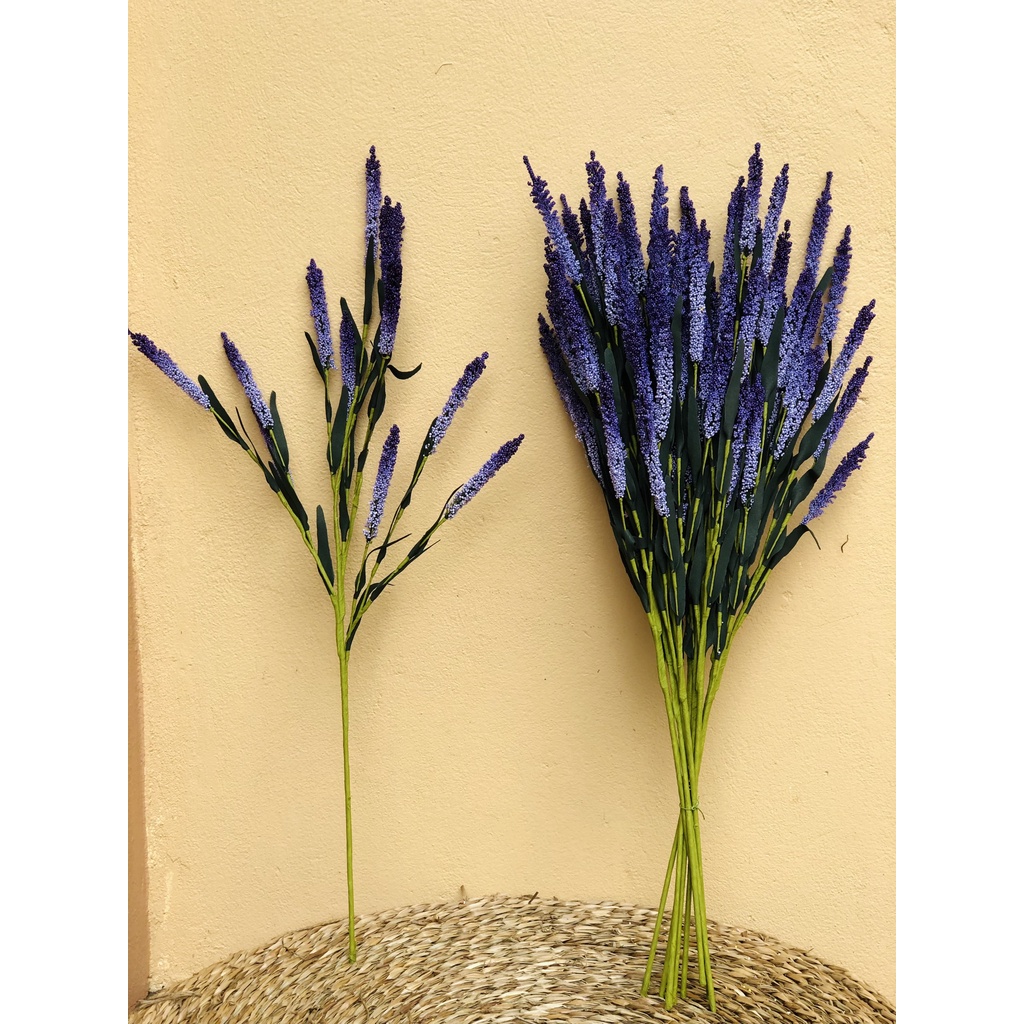 Cành hoa Lavender cắm bình siêu xinh Decor trang trí không gian sống
