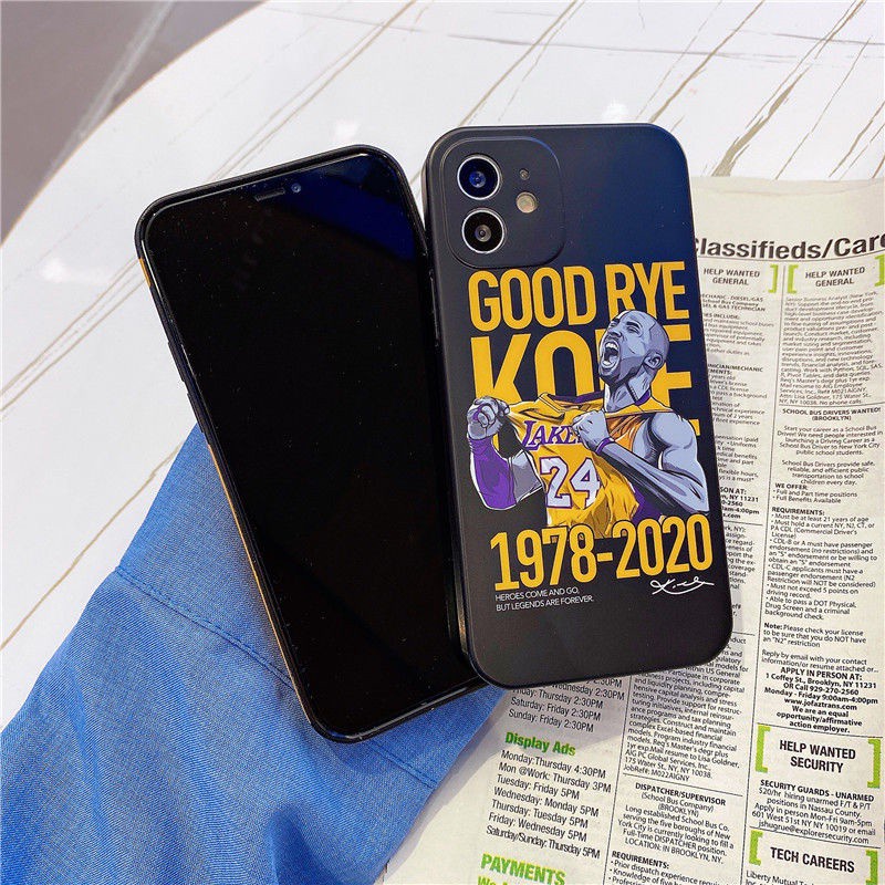 Ốp Điện Thoại In Hình Kobe Nba Cho Iphone 12 Pro Max 2020 Se X Xs Max Xr 8 7 Plus 11pro Max 12