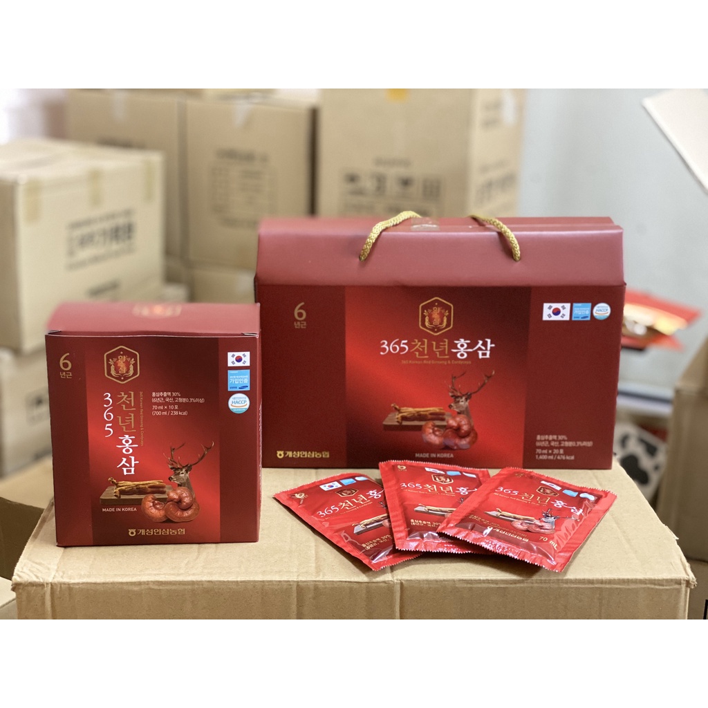 Nước Hồng Sâm Nhung Hươu 365