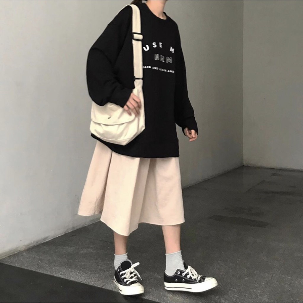 Chân Váy TRƠN Ulzzang Nữ (Lưng Thun: Eo 55cm - 74cm) 1hitshop | BigBuy360 - bigbuy360.vn