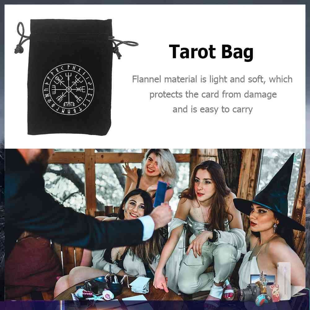 Túi Dây Rút Đựng Thẻ Bài Tarot Chất Liệu Nhung Cao Cấp